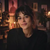 Retrato ilustrado de Marina Cordero, redactora de Docupolis
